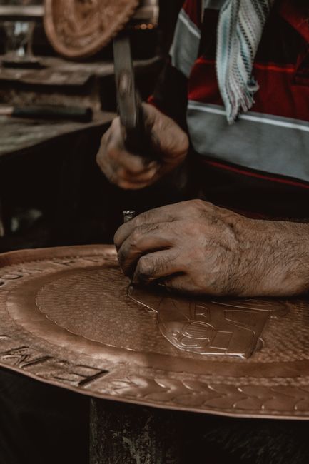 Ручное ткачество на станке